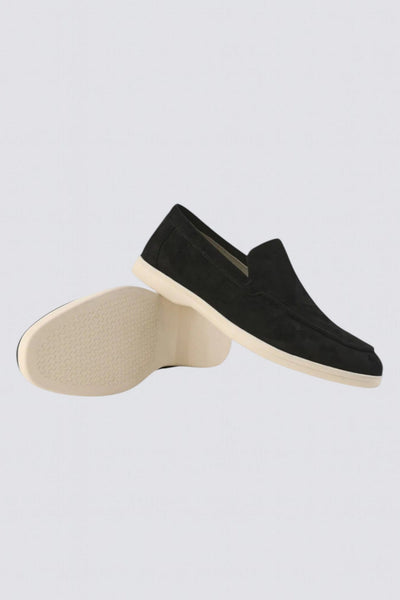 Mocasines elegantes de ante