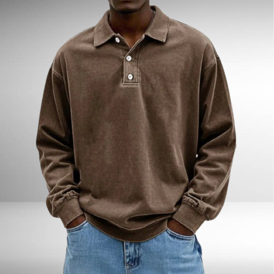 Pack de 4 Polos Casuales de Manga Larga - Arnaud™