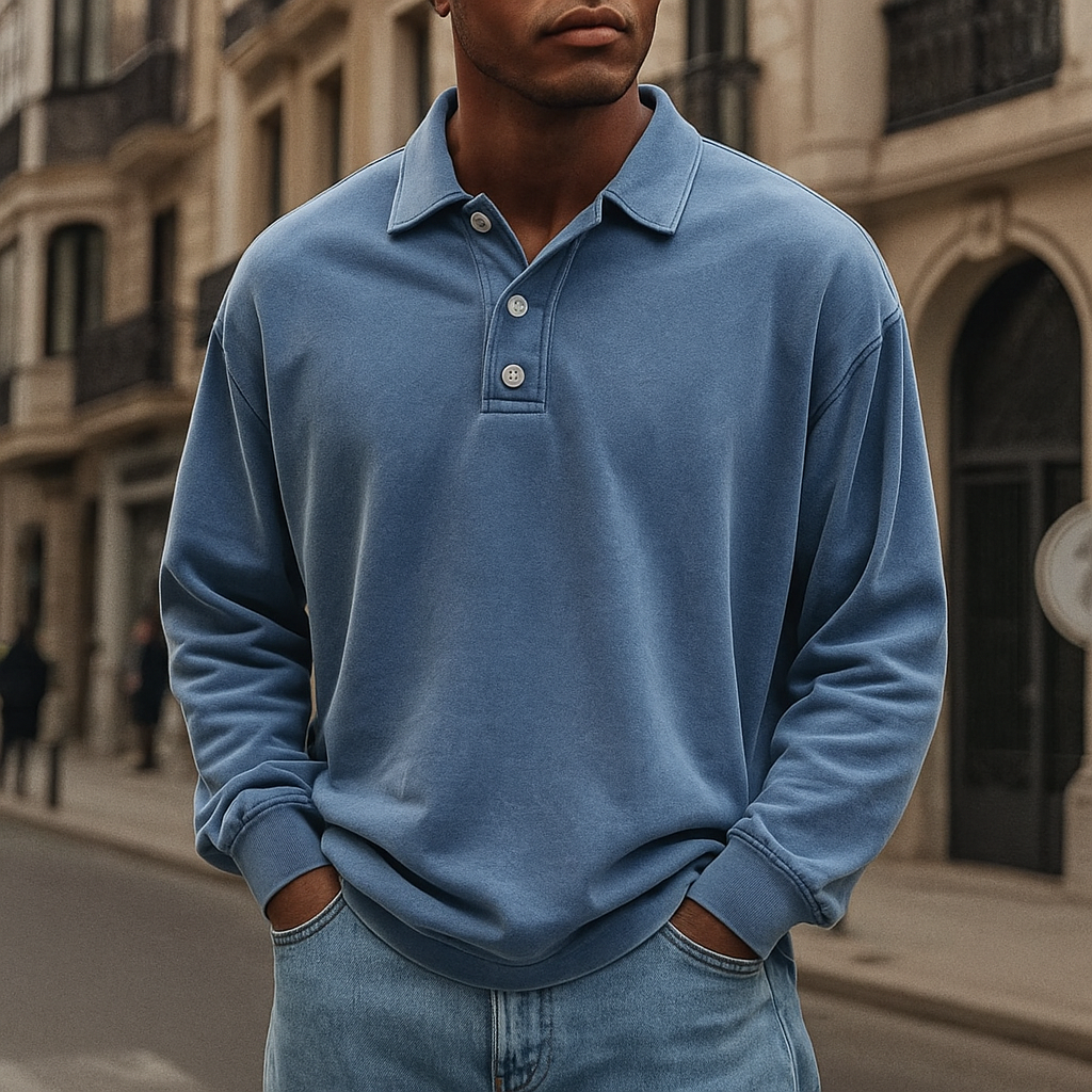 Pack de 4 Polos Casuales de Manga Larga - Arnaud™