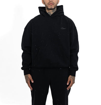 Conjunto de sudadera con pedrería