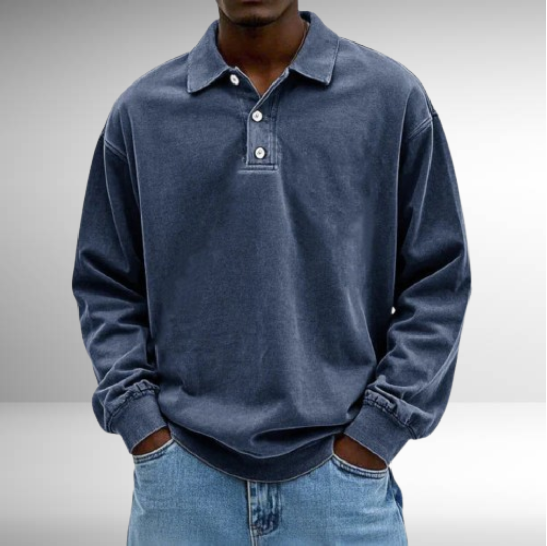 Pack de 4 Polos Casuales de Manga Larga - Arnaud™