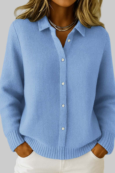 Teresa - Cárdigan clásico de punto con botones